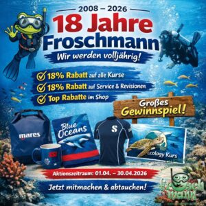 Jubiläum 18 Jahre mit Logo